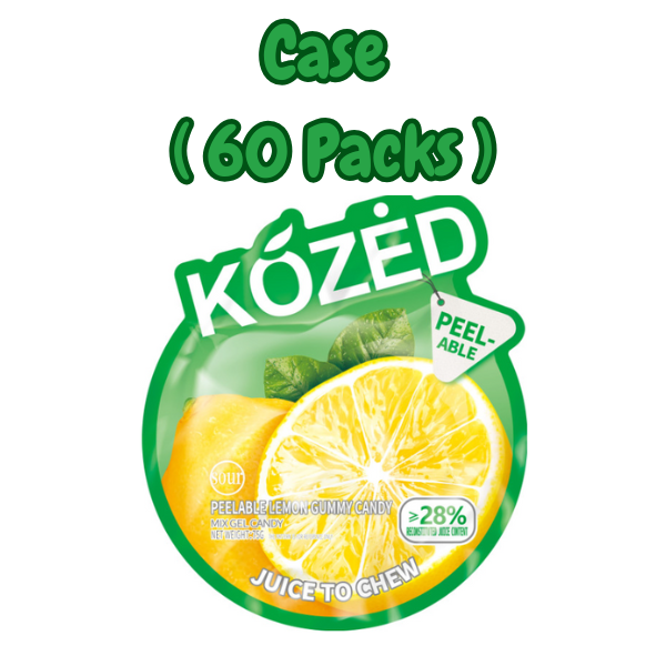Kozed Peelable Gummy Candy | Case (60 Packs)