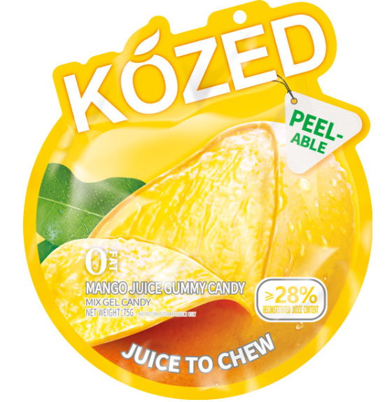 Kozed Peelable Gummy Candy | Case (60 Packs)