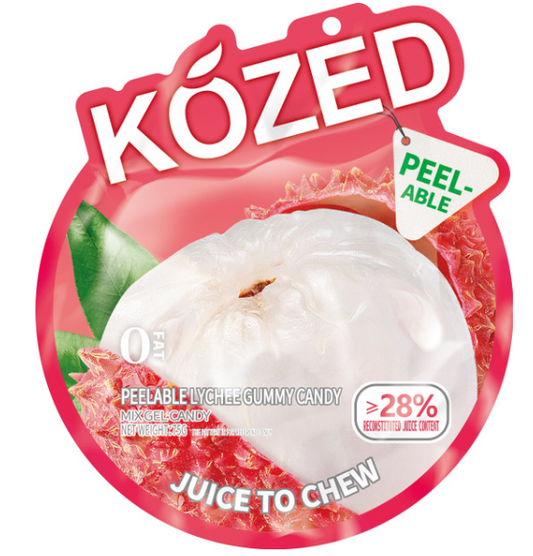 Kozed Peelable Gummy Candy – Lychee